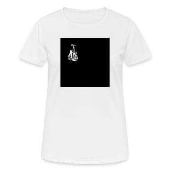 Boxhandschuhe - Frauen T-Shirt atmungsaktiv - Weiß - Vorne - AI Model Female 172 dark (172cm)