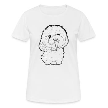 Malteser - Frauen T-Shirt atmungsaktiv - Weiß - Vorne - AI Model Female 172 dark (172cm)