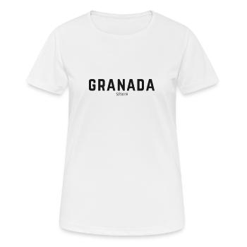 Granada Spain - Women's Breathable T-Shirt - white - Front - AI Model Female 172 dark (172cm)