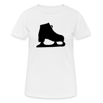 Figure skating Figure skating - Women's Breathable T-Shirt - white - Front - AI Model Female 172 dark (172cm)