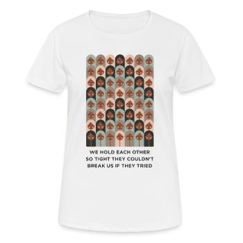 WOMAN - Women's Breathable T-Shirt - white - Front - AI Model Female 172 dark (172cm)