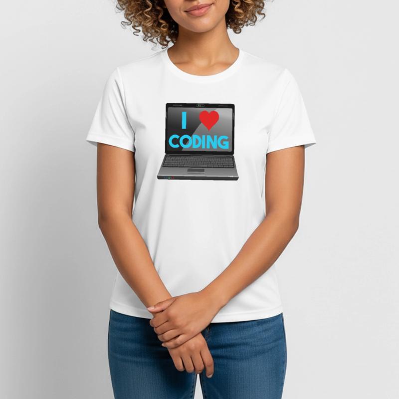 Programmieren, Programmierer, Informatiker Frauen T-Shirt atmungsaktiv