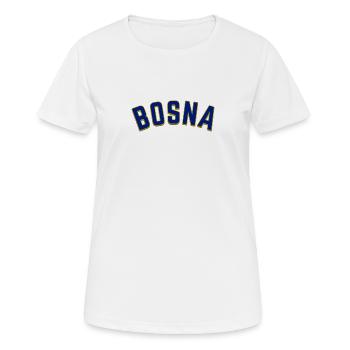 Bosnien - Frauen T-Shirt atmungsaktiv - Weiß - Vorne - AI Model Female 172 dark (172cm)
