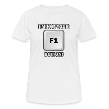 I'm not your key - Women's Breathable T-Shirt - white - Front - AI Model Female 172 dark (172cm)