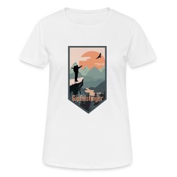 Hiking, Summit Climber - Women's Breathable T-Shirt - white - Front - AI Model Female 172 dark (172cm)