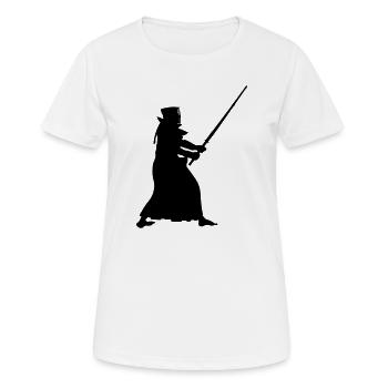 Kendo - T-shirt respirant Femme - blanc - Devant - AI Model Female 172 dark (172cm)