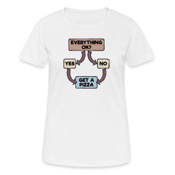 Funny Design Cooler Saying - Women's Breathable T-Shirt - white - Front - AI Model Female 172 dark (172cm)
