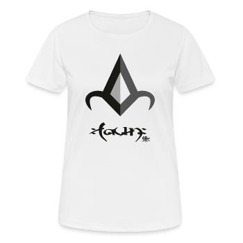 Faun - T-shirt respirant Femme - blanc - Devant - AI Model Female 172 dark (172cm)