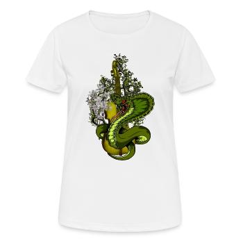 Wonderful violin - Women's Breathable T-Shirt - white - Front - AI Model Female 172 dark (172cm)