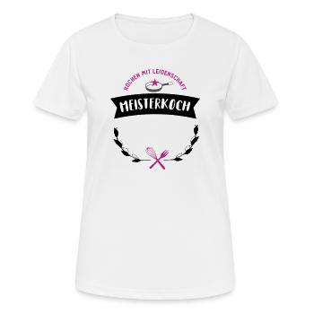 koch sternekoch individualisierbar geschenk bester - Frauen T-Shirt atmungsaktiv - Weiß - Vorne - AI Model Female 172 dark (172cm)