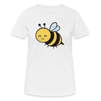 Bee Bees - Women's Breathable T-Shirt - white - Front - AI Model Female 172 dark (172cm)