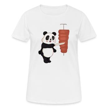Doner Kebab Panda Kebab - T-shirt respirant Femme - blanc - Devant - AI Model Female 172 dark (172cm)