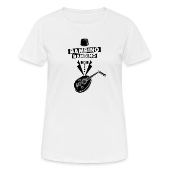 Cadeau humour OSS 117 - parodie film culte SCEP - T-shirt respirant Femme - blanc - Devant - AI Model Female 172 dark (172cm)