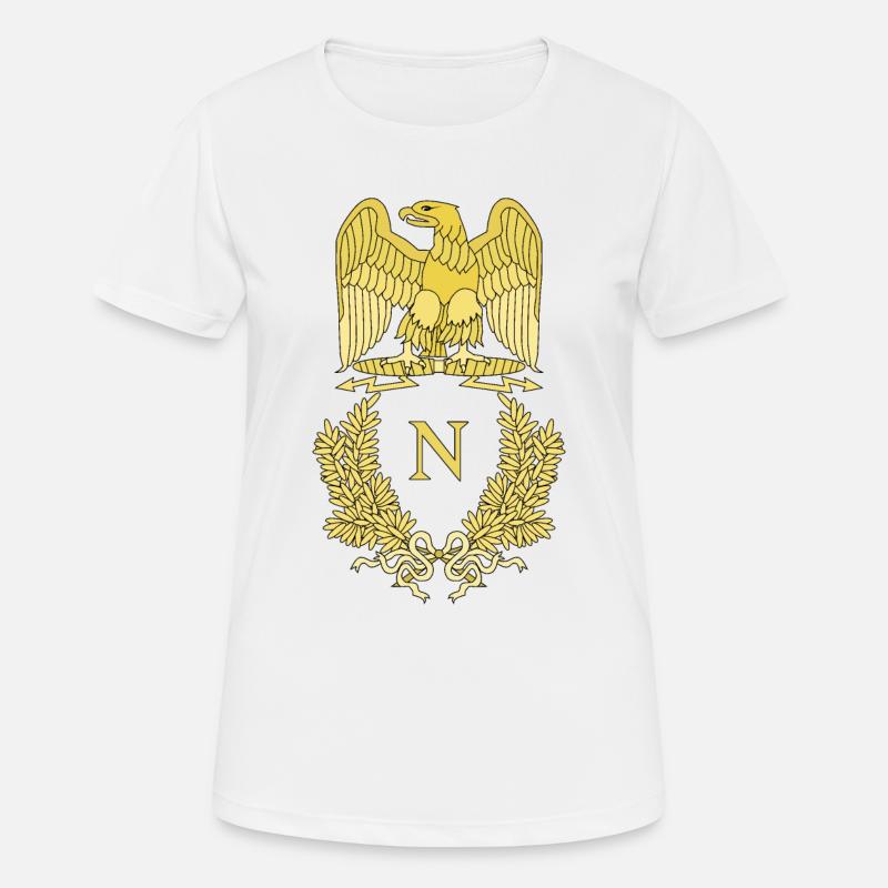 Napoleon Bonaparte Eagle - Women's Breathable T-Shirt - white