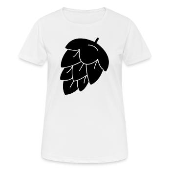 houblon pour la bière - T-shirt respirant Femme - blanc - Devant - AI Model Female 172 dark (172cm)