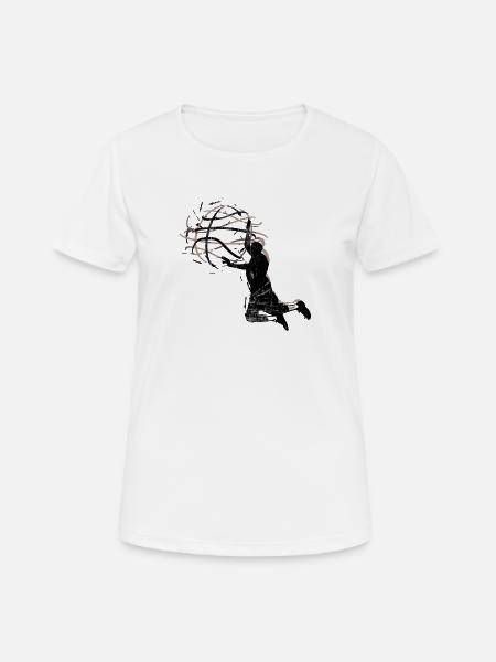 KronenRing-Silhouette - Frauen T-Shirt atmungsaktiv - Weiß
