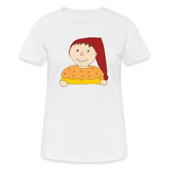Kasperl - Frauen T-Shirt atmungsaktiv - Weiß - Vorne - AI Model Female 172 dark (172cm)