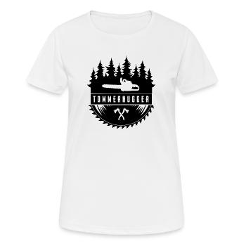 Lumberjack - Women's Breathable T-Shirt - white - Front - AI Model Female 172 dark (172cm)