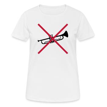 Trumpet Forbidden Shield - Women's Breathable T-Shirt - white - Front - AI Model Female 172 dark (172cm)