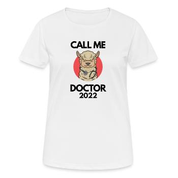 Doctoral Thesis Doctorate Doctorate 2022 Doctor - Women's Breathable T-Shirt - white - Front - AI Model Female 172 dark (172cm)