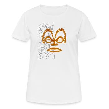 TIKI TOA - Women's Breathable T-Shirt - white - Front - AI Model Female 172 dark (172cm)