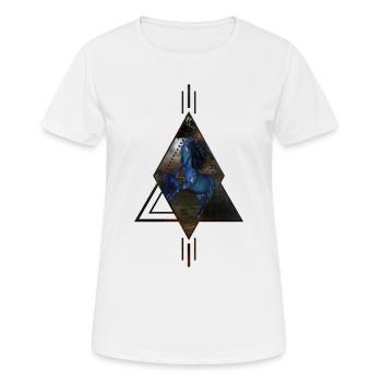 Merveilleux cheval de fantaisie - T-shirt respirant Femme - blanc - Devant - AI Model Female 172 dark (172cm)