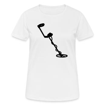 Metal detector - Women's Breathable T-Shirt - white - Front - AI Model Female 172 dark (172cm)