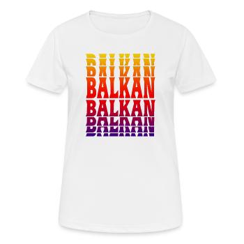 Balkan design - Women's Breathable T-Shirt - white - Front - AI Model Female 172 dark (172cm)
