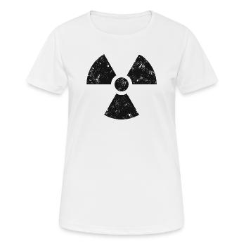 Radioactivity - Women's Breathable T-Shirt - white - Front - AI Model Female 172 dark (172cm)