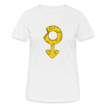 transgender woman - Women's Breathable T-Shirt - white - Front - AI Model Female 172 dark (172cm)