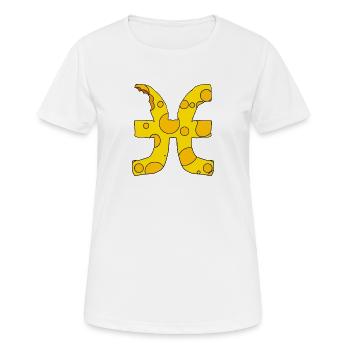 Sternzeichen Fische - Frauen T-Shirt atmungsaktiv - Weiß - Vorne - AI Model Female 172 dark (172cm)