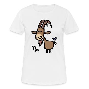 Astrology Capricorn Zodiac Sign Astronomy - Women's Breathable T-Shirt - white - Front - AI Model Female 172 dark (172cm)