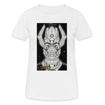 Solitaire - T-shirt respirant Femme - blanc - Devant - AI Model Female 172 dark (172cm)
