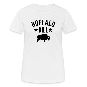 Buffalo bill, country, western - Women's Breathable T-Shirt - white - Front - AI Model Female 172 dark (172cm)