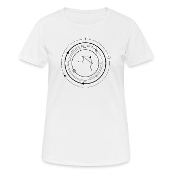 Libra Zodiac - Women's Breathable T-Shirt - white - Front - AI Model Female 172 dark (172cm)