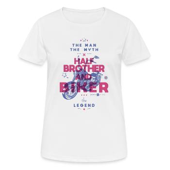Mythisches Rad der Legende - Frauen T-Shirt atmungsaktiv - Weiß - Vorne - AI Model Female 172 dark (172cm)