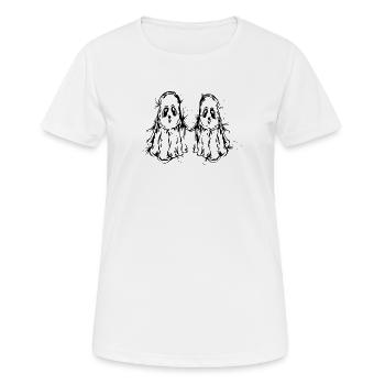 Ghosts Ghosts - Women's Breathable T-Shirt - white - Front - AI Model Female 172 dark (172cm)