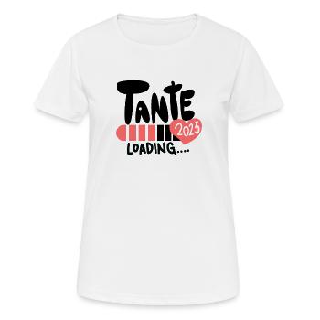 Tante 2023 - Tante werden - Tante Geschenk - Frauen T-Shirt atmungsaktiv - Weiß - Vorne - AI Model Female 172 dark (172cm)
