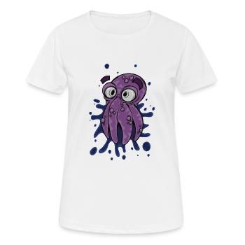 Calmar - T-shirt respirant Femme - blanc - Devant - AI Model Female 172 dark (172cm)