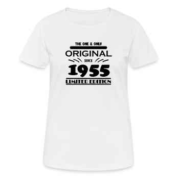 1955 - Year 1955 - Year 1955 - Women's Breathable T-Shirt - white - Front - AI Model Female 172 dark (172cm)