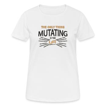 Spruch - Frauen T-Shirt atmungsaktiv - Weiß - Vorne - AI Model Female 172 dark (172cm)