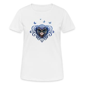 Owl Girl le défenseur de la forêt - T-shirt respirant Femme - blanc - Devant - AI Model Female 172 dark (172cm)