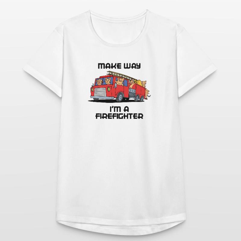 Fire Brigade Statement Fire Engine Professional Fire Brigade Women's Breathable T-Shirt