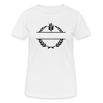 Fier du maïs fermier - T-shirt respirant Femme - blanc - Devant - AI Model Female 172 dark (172cm)