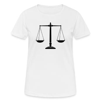 Dish scale - Women's Breathable T-Shirt - white - Front - AI Model Female 172 dark (172cm)
