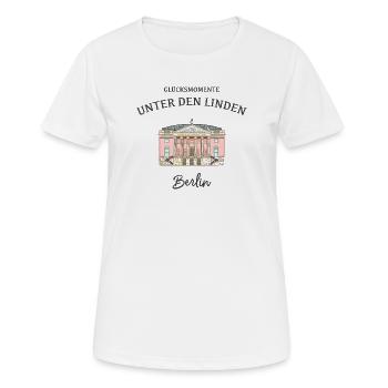 Berlin, Oper Unter den Linden - T-shirt respirant Femme - blanc - Devant - AI Model Female 172 dark (172cm)