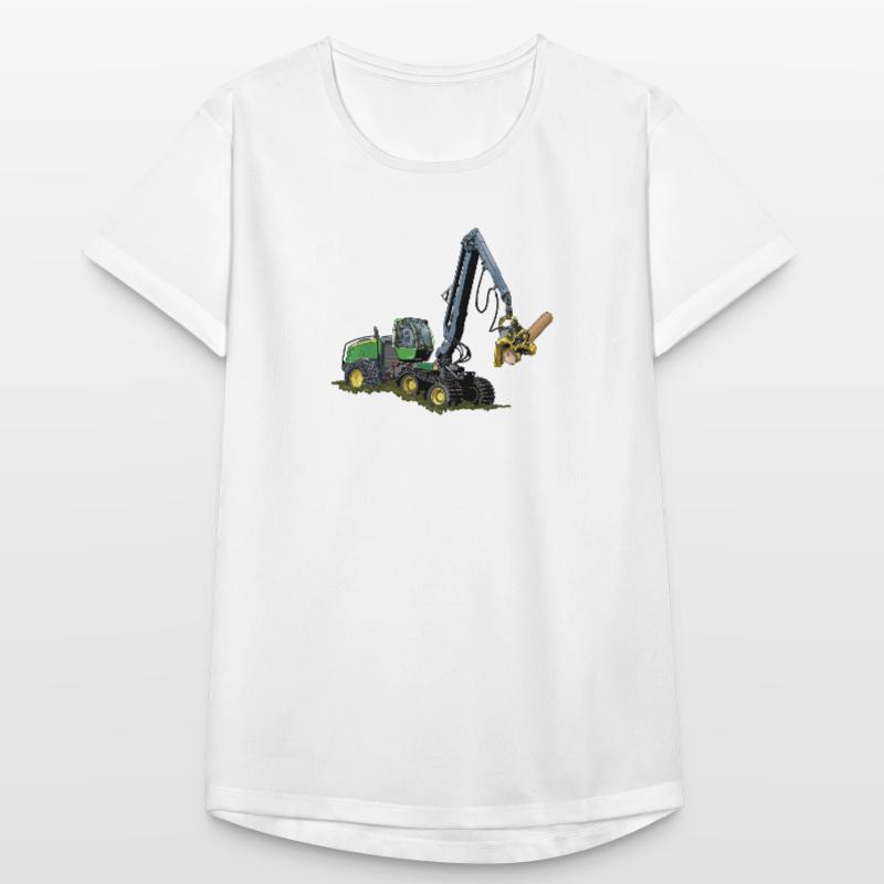 Moissonneuse-batteuse, Moissonneuse-batteuse T-shirt respirant Femme