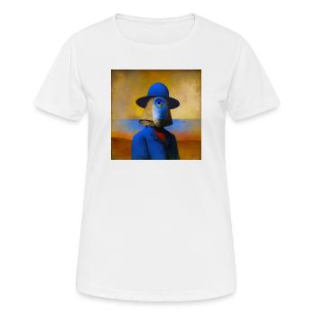 Surreal 01 - Frauen T-Shirt atmungsaktiv - Weiß - Vorne - AI Model Female 172 dark (172cm)