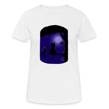 Purfect Night - Women's Breathable T-Shirt - white - Front - AI Model Female 172 dark (172cm)