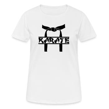 OBI karate award - Women's Breathable T-Shirt - white - Front - AI Model Female 172 dark (172cm)